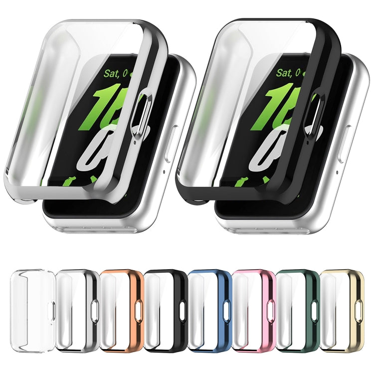 For Samsung Galaxy Fit 3 Full Coverage TPU Electroplated Watch Protective Case(Light Gold) - Watch Cases by PMC TechLife | Online Shopping South Africa | PMC TechLife | Buy Now Pay Later Mobicred