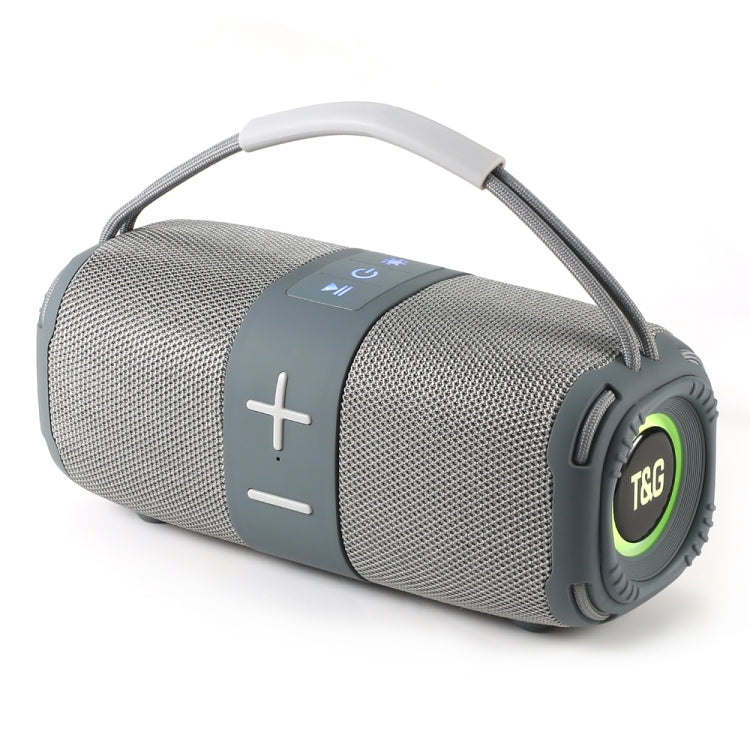 T&G TG-668 Wireless Bluetooth Speaker Portable TWS Subwoofer with Handle(Grey) - Desktop Speaker by T&G | Online Shopping South Africa | PMC Jewellery | Buy Now Pay Later Mobicred