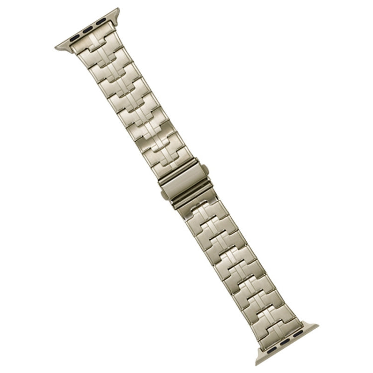 For Apple Watch 42mm Stainless Steel Watch Band(Titanium) - free shipping - PMC TechLife - Order now!