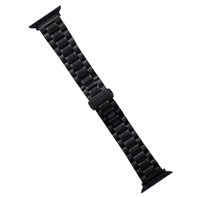 For Apple Watch 42mm Five-Beads Stainless Steel Watch Band(Black) - free shipping - PMC TechLife - Order now!