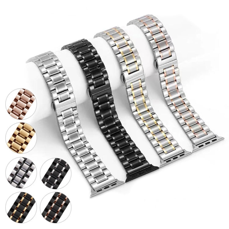 For Apple Watch 42mm Five-Beads Stainless Steel Watch Band(Silver) - free shipping - PMC TechLife - Order now!