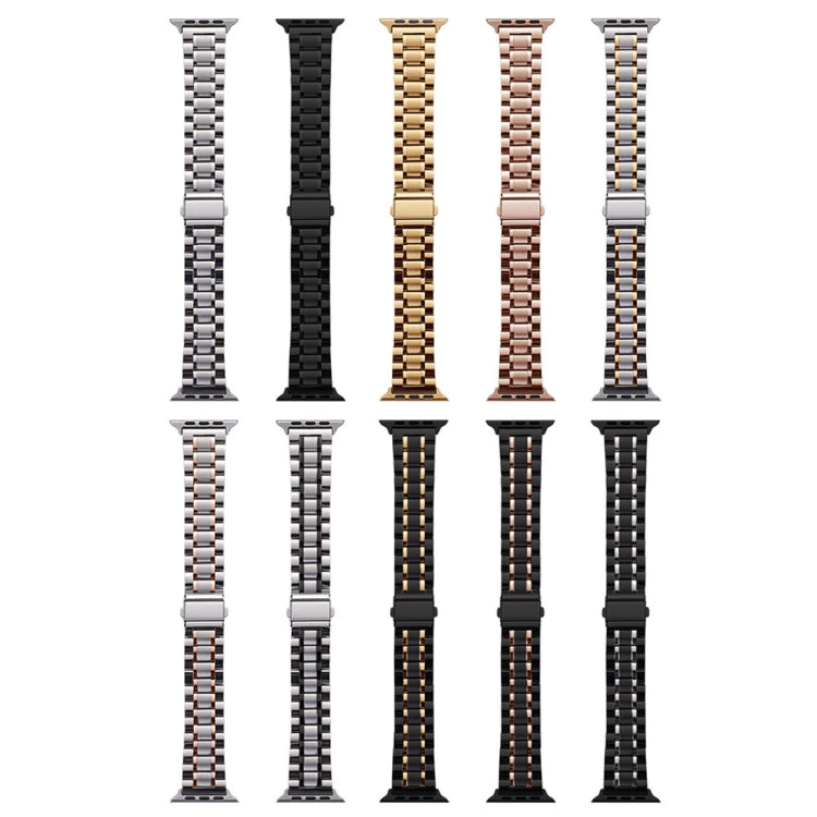 For Apple Watch SE 44mm Five-Beads Stainless Steel Watch Band(Silver) - free shipping - PMC TechLife - Order now!