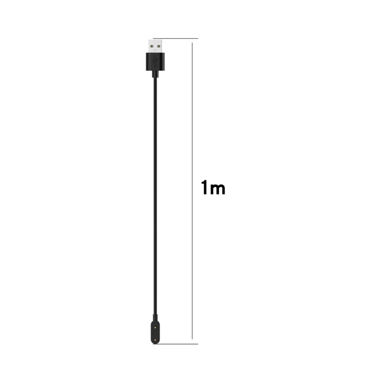 For Samsung Galaxy Fit 3 Watch Magnetic Charging Cable With Chip Protection, Length: 1m(Black) - Charger by PMC TechLife | Online Shopping South Africa | PMC TechLife | Buy Now Pay Later Mobicred