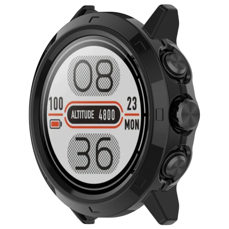 For Coros Apex 2 Pro Half Coverage Hollow PC Watch Protective Case(Black) - Watch Case by PMC TechLife | Online Shopping South Africa | PMC TechLife