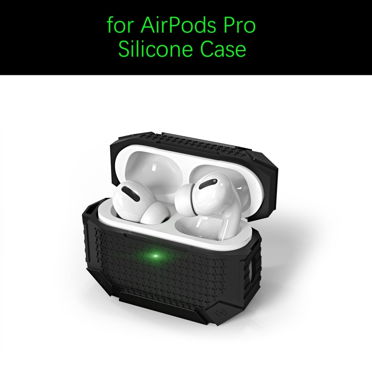 For AirPods 3 Wireless Earphones Shockproof Armor Protective Case(Dark Green) - For AirPods 3 by PMC Jewellery | Online Shopping South Africa | PMC Jewellery | Buy Now Pay Later Mobicred