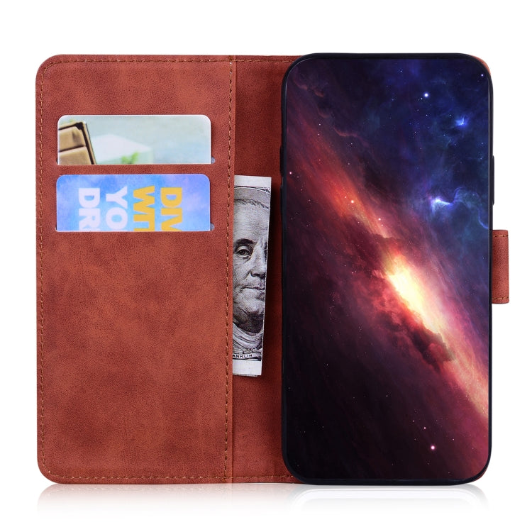 For Google Pixel 9 Tiger Embossing Pattern Flip Leather Phone Case(Brown) - Google Cases by PMC TechLife | Online Shopping South Africa | PMC TechLife | Buy Now Pay Later Mobicred