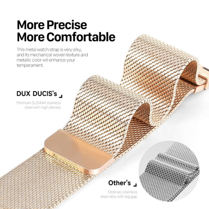 For Apple Watch SE 2023 40mm DUX DUCIS Milanese Pro Series Stainless Steel Watch Band(Gold) - Watch Bands by DUX DUCIS | Online Shopping South Africa | PMC Jewellery