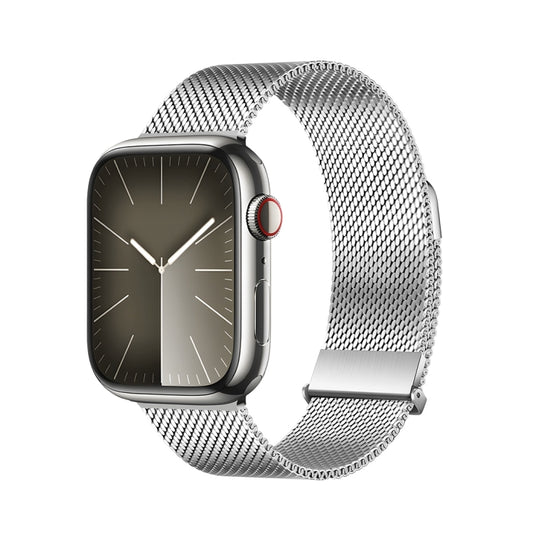 For Apple Watch Ultra 49mm DUX DUCIS Milanese Pro Series Stainless Steel Watch Band(Silver) - Watch Bands by DUX DUCIS | Online Shopping South Africa | PMC Jewellery