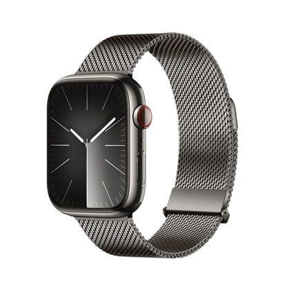 For Apple Watch Series 8 45mm DUX DUCIS Milanese Pro Series Stainless Steel Watch Band(Graphite) - Watch Bands by DUX DUCIS | Online Shopping South Africa | PMC Jewellery