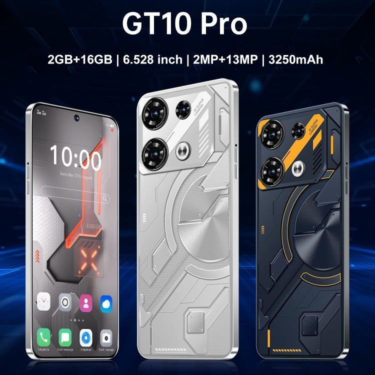 GT10 Pro / ZKU46, 2GB+16GB, 6.528 inch Screen, Face Identification, Android 9.0 MTK6737 Quad Core, Network: 4G, Dual SIM(Silver) -  by PMC Jewellery | Online Shopping South Africa | PMC Jewellery