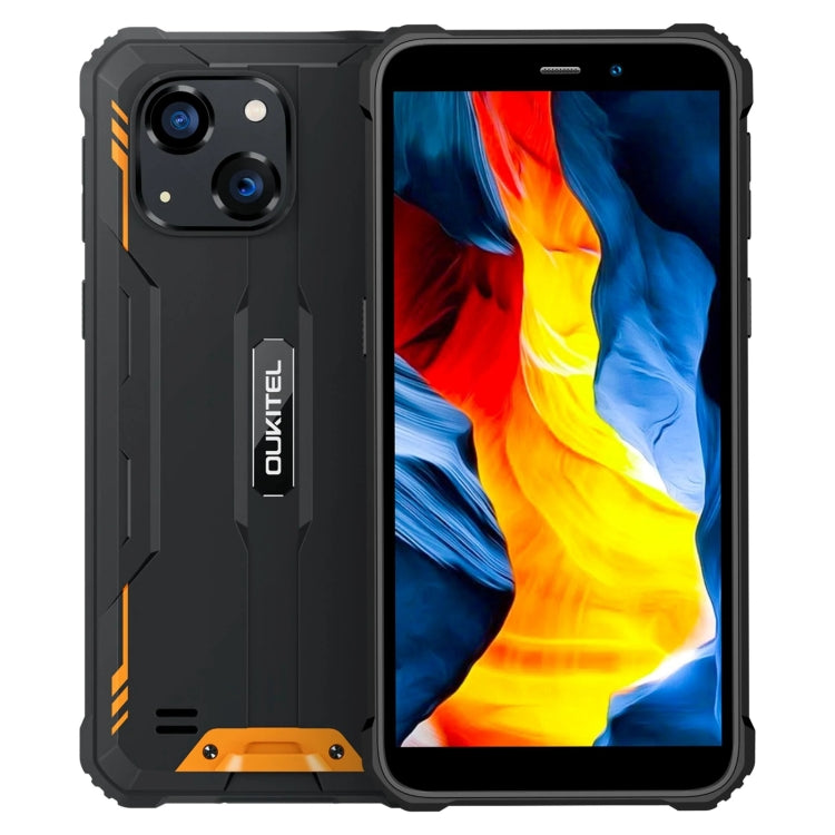 Oukitel WP32, 4GB+128GB, IP68/IP69K, 5.93 inch Android 13 Unisoc Tiger T606 Octa-core, NFC, OTG, Network: 4G(Orange) - OUKITEL by OUKITEL | Online Shopping South Africa | PMC Jewellery | Buy Now Pay Later Mobicred