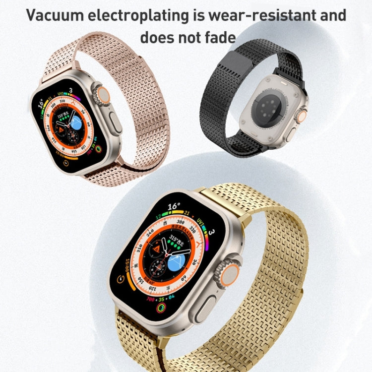 For Apple Watch 42mm Milanese Loop Magnetic Clasp Stainless Steel Watch Band(Silver) - Watch Bands by PMC TechLife | Online Shopping South Africa | PMC TechLife