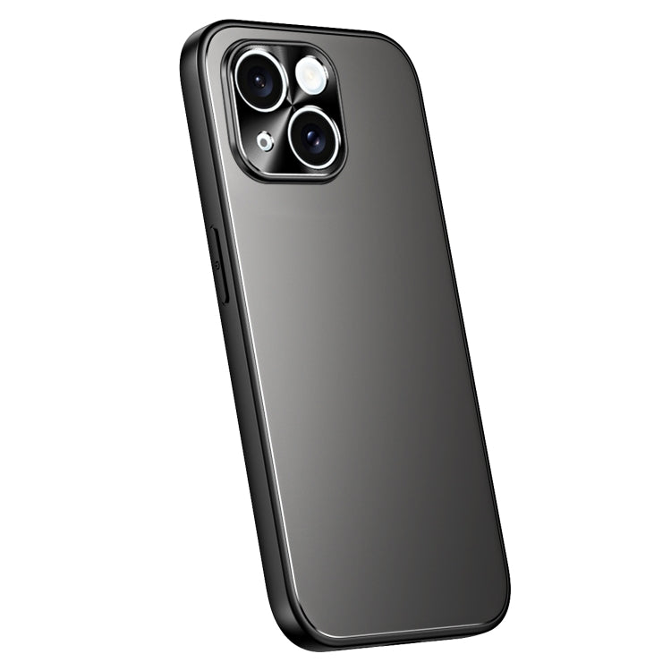 For iPhone 13 R-JUST RJ-61 Electroplating Frosted TPU + PC Phone Case(Grey) - iPhone 13 Cases by R-JUST | Online Shopping South Africa | PMC TechLife