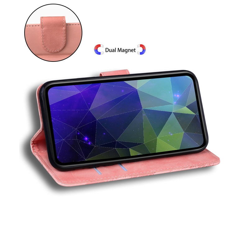 For Google Pixel 9 Pro Skin Feel Pure Color Flip Leather Phone Case(Pink) - Google Cases by PMC TechLife | Online Shopping South Africa | PMC TechLife | Buy Now Pay Later Mobicred
