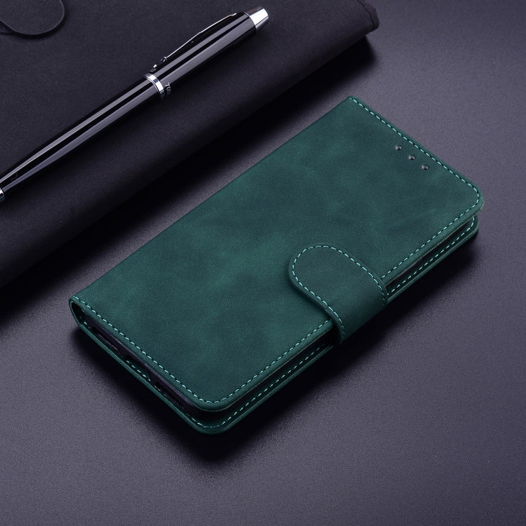 For Google Pixel 9 Skin Feel Pure Color Flip Leather Phone Case(Green) - Google Cases by PMC TechLife | Online Shopping South Africa | PMC TechLife | Buy Now Pay Later Mobicred