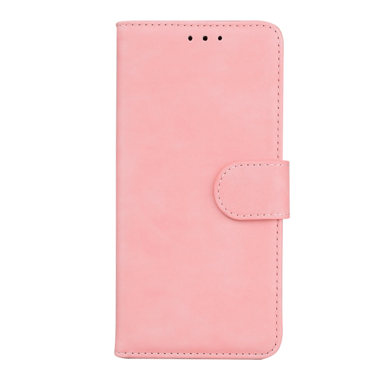 For Google Pixel 9 Skin Feel Pure Color Flip Leather Phone Case(Pink) - Google Cases by PMC Jewellery | Online Shopping South Africa | PMC Jewellery | Buy Now Pay Later Mobicred