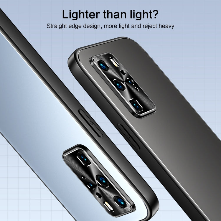 For Huawei P40 R-JUST RJ-61 Electroplating Frosted TPU + PC Phone Case(Blue) - free shipping - PMC TechLife - Order now!