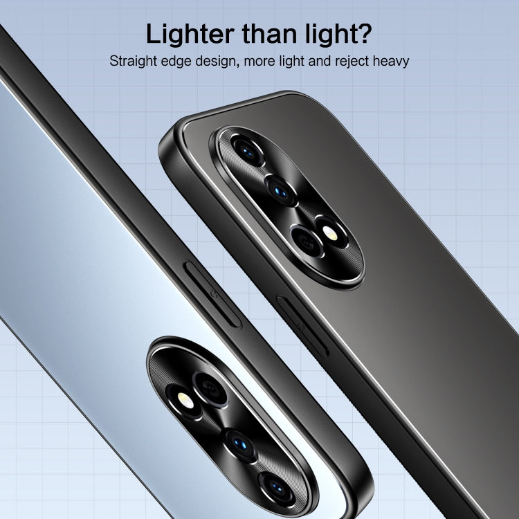 For Huawei nova 12 R-JUST RJ-61 Electroplating Frosted TPU + PC Phone Case(Grey) - Huawei Cases by R-JUST | Online Shopping South Africa | PMC TechLife | Buy Now Pay Later Mobicred