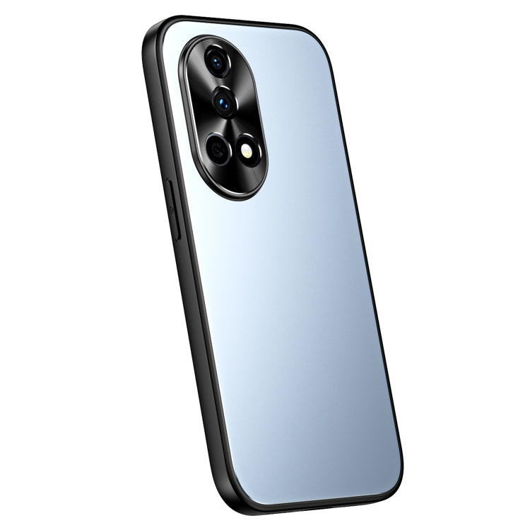 For Huawei nova 12 Pro R-JUST RJ-61 Electroplating Frosted TPU + PC Phone Case(Blue) - Huawei Cases by R-JUST | Online Shopping South Africa | PMC TechLife