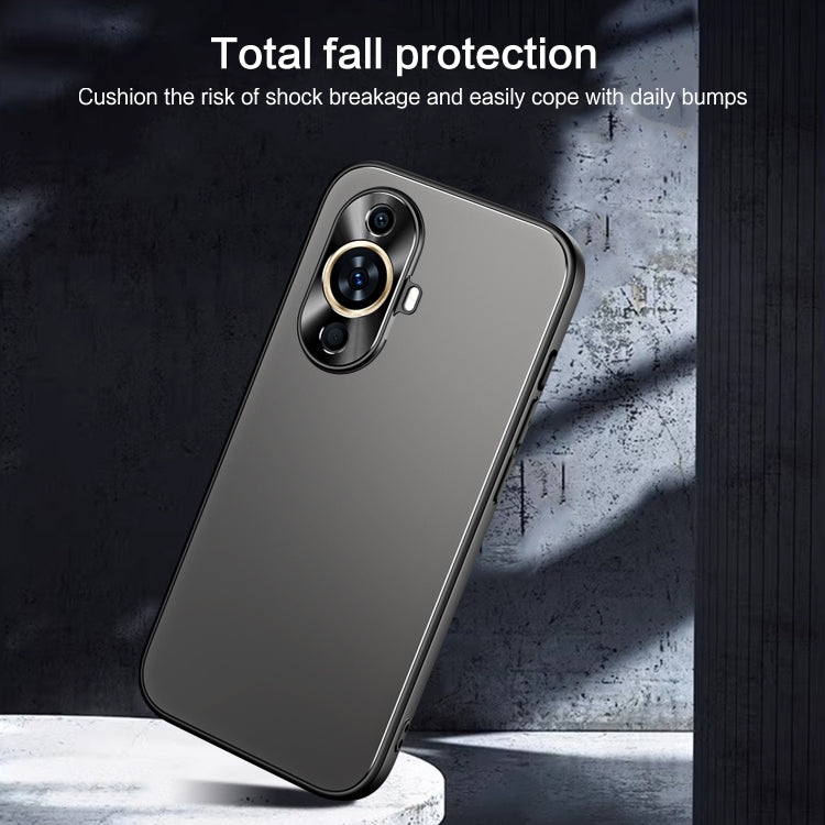 For Huawei nova 11 Pro R-JUST RJ-61 Electroplating Frosted TPU + PC Phone Case(Grey) - Huawei Cases by R-JUST | Online Shopping South Africa | PMC TechLife | Buy Now Pay Later Mobicred