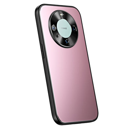 For Huawei Mate 60 R-JUST RJ-61 Electroplating Frosted TPU + PC Phone Case(Pink) - Huawei Cases by R-JUST | Online Shopping South Africa | PMC Jewellery