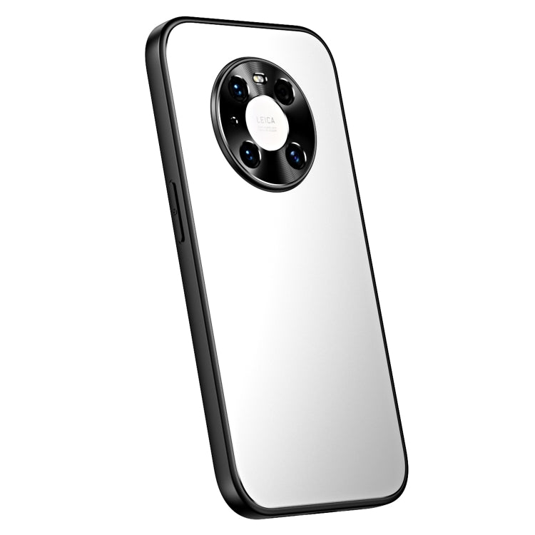 For Huawei Mate 40 R-JUST RJ-61 Electroplating Frosted TPU + PC Phone Case(Silver) - Huawei Cases by R-JUST | Online Shopping South Africa | PMC TechLife