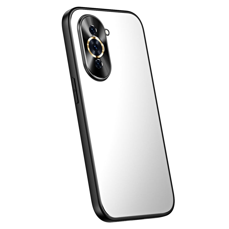 For Huawei nova 10 R-JUST RJ-61 Electroplating Frosted TPU + PC Phone Case(Silver) - Huawei Cases by R-JUST | Online Shopping South Africa | PMC Jewellery