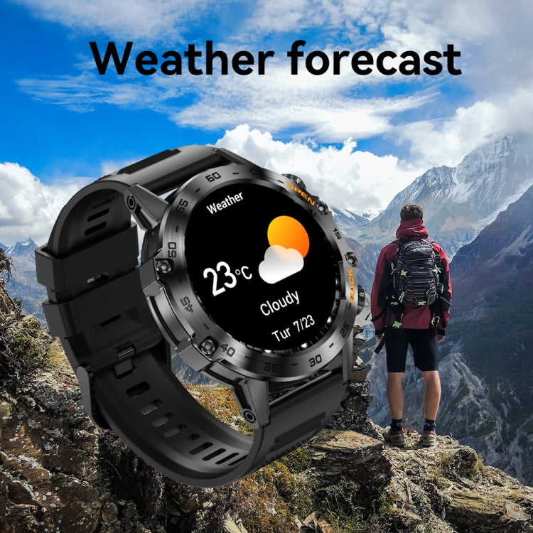 LEMFO K52 1.39 inch IPS Square Screen Smart Watch Supports Bluetooth Calls(Black) - free shipping - PMC TechLife - Order now!