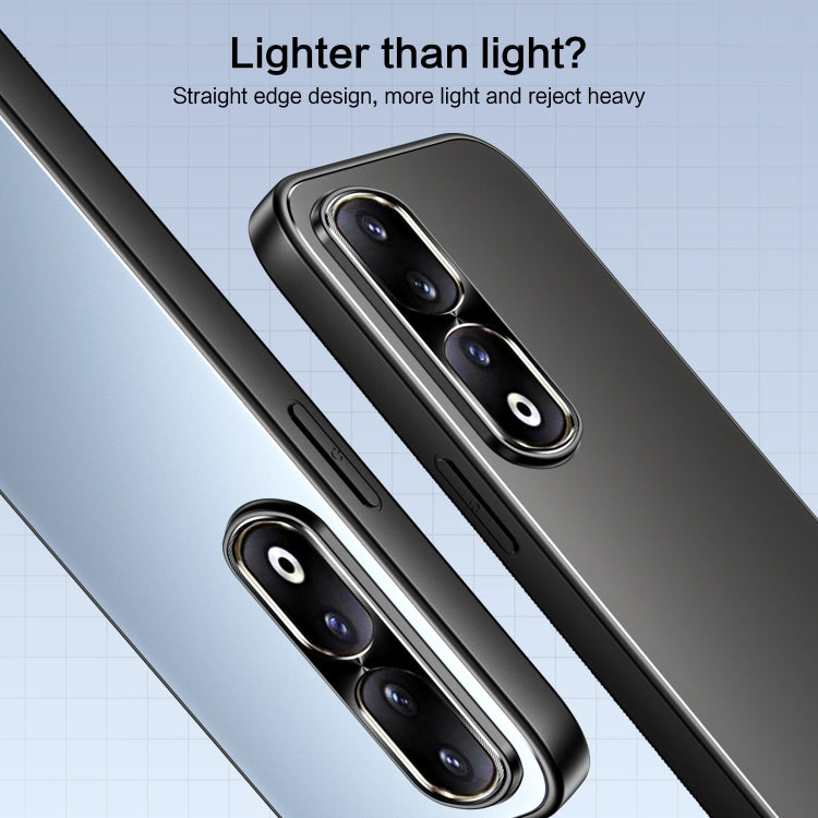 For Honor 90 Pro R-JUST RJ-61 Electroplating Frosted TPU + PC Phone Case with Holder(Silver) - Honor Cases by R-JUST | Online Shopping South Africa | PMC TechLife | Buy Now Pay Later Mobicred
