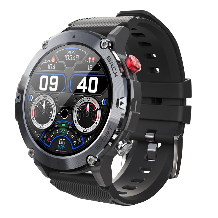 LEMFO LF26MAX 1.32 inch HD Round Screen Smart Watch Supports Bluetooth Calls(Black) - free shipping - PMC TechLife - Order now!