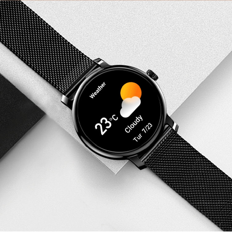 LEMFO LF35 1.43 inch AMOLED Round Screen Silicone Strap Smart Watch Supports Blood Oxygen Detection(Black) - free shipping - PMC TechLife - Order now!