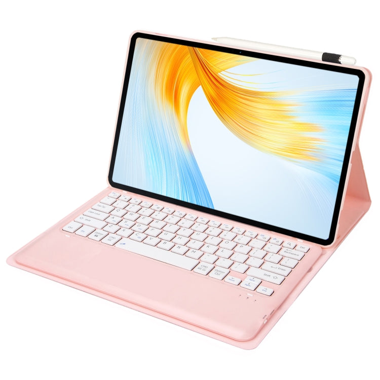 For Huawei MatePad Pro 13.2 inch 2025 AH18 Detachable Bluetooth Keyboard Leather Tablet Case(Pink) - Huawei Keyboard by PMC TechLife | Online Shopping South Africa | PMC TechLife | Buy Now Pay Later Mobicred