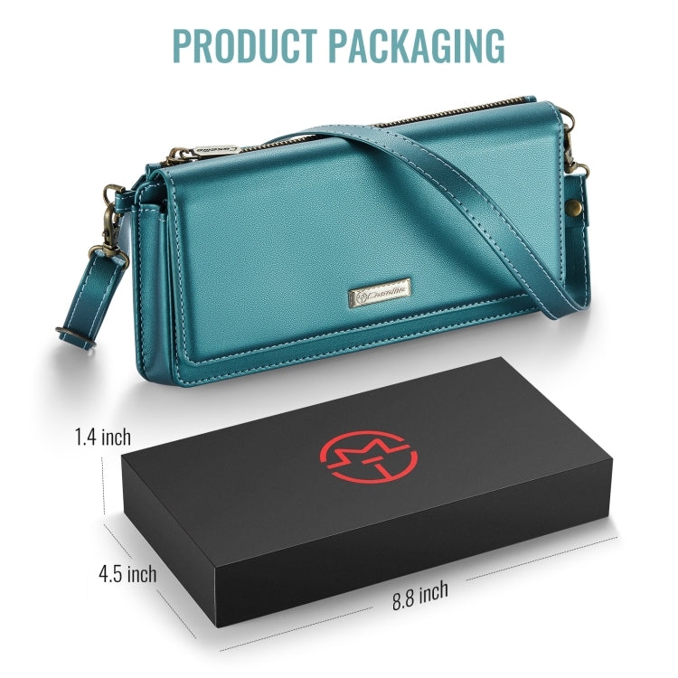 CaseMe Me30 Multi Functional Diagonal Cross Bag Phone Case(Green) - free shipping - PMC Jewellery - Order now!