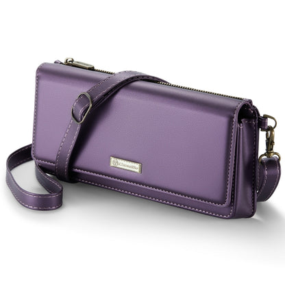 CaseMe Me30 Multi Functional Diagonal Cross Bag Phone Case(Purple) -  by CaseMe | Online Shopping South Africa | PMC Jewellery | Buy Now Pay Later Mobicred