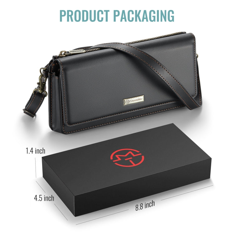 CaseMe Me30 Multi Functional Diagonal Cross Bag Phone Case(Black) - free shipping - PMC Jewellery - Order now!