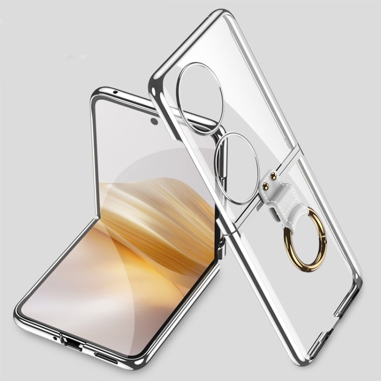 For Huawei Pocket 2 GKK Phantom Electroplating Phone Case with Ring Holder(Silver) - Huawei Cases by GKK | Online Shopping South Africa | PMC Jewellery | Buy Now Pay Later Mobicred