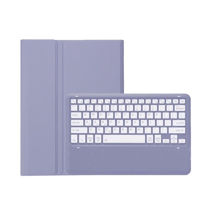 For Xiaomi Pad 6S Pro 12.4 Lambskin Texture Detachable Bluetooth Keyboard Leather Case(Purple) - Others Keyboard by PMC Jewellery | Online Shopping South Africa | PMC Jewellery