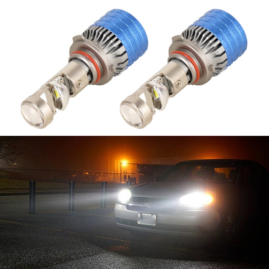 9005 Pair 55W 6000lm 6000K Car LED Mini Lens Headlight Bulb - LED Headlamps by PMC Jewellery | Online Shopping South Africa | PMC Jewellery | Buy Now Pay Later Mobicred