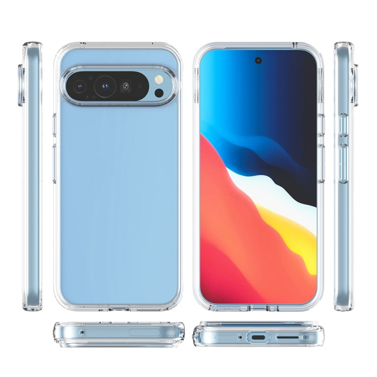 For ?Google Pixel 9 Pro Terminator Style Shockproof Phone Case(Transparent) - Google Cases by PMC TechLife | Online Shopping South Africa | PMC TechLife | Buy Now Pay Later Mobicred