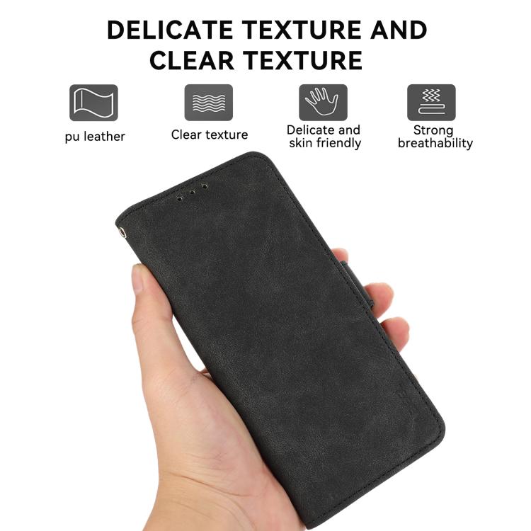 For iPhone 17 Pro ABEEL Frosted Magnetic RFID Leather Phone Case(Black) - free shipping - PMc TechLife - Order now!
