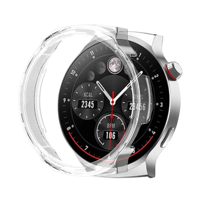 For Aigo Smart Watch V8 Half Coverage PC Watch Protective Case(Transparent) - Watch Case by PMC Jewellery | Online Shopping South Africa | PMC Jewellery