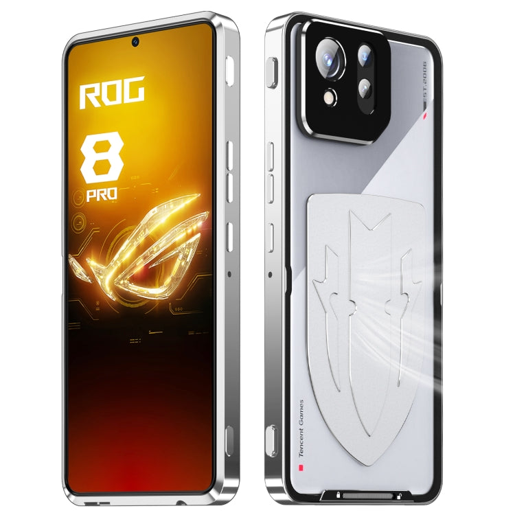 For ASUS ROG Phone 8 / 8 Pro Metal Cooling Phone Case(Silver) - ASUS Cases by PMC TechLife | Online Shopping South Africa | PMC TechLife