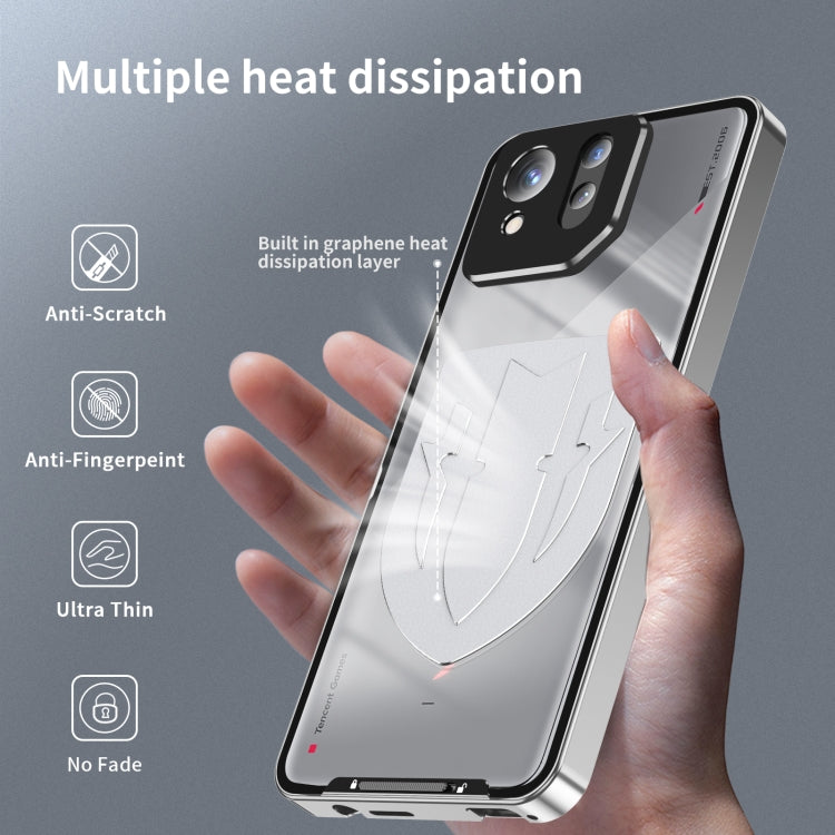 For ASUS ROG Phone 8 / 8 Pro Metal Cooling Phone Case(Silver) - ASUS Cases by PMC TechLife | Online Shopping South Africa | PMC TechLife