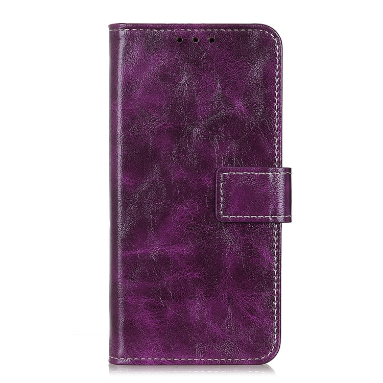 For Google Pixel 9 Retro Crazy Horse Texture Flip Leather Phone Case(Purple) - Google Cases by PMC TechLife | Online Shopping South Africa | PMC TechLife | Buy Now Pay Later Mobicred