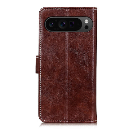 For Google Pixel 9 Pro Retro Crazy Horse Texture Flip Leather Phone Case(Brown) - Google Cases by PMC Jewellery | Online Shopping South Africa | PMC Jewellery | Buy Now Pay Later Mobicred