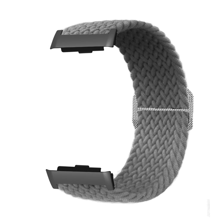 For Huawei Watch D Adjustable Woven Nylon Watch Band(Grey) - Watch Bands by PMC TechLife | Online Shopping South Africa | PMC TechLife | Buy Now Pay Later Mobicred
