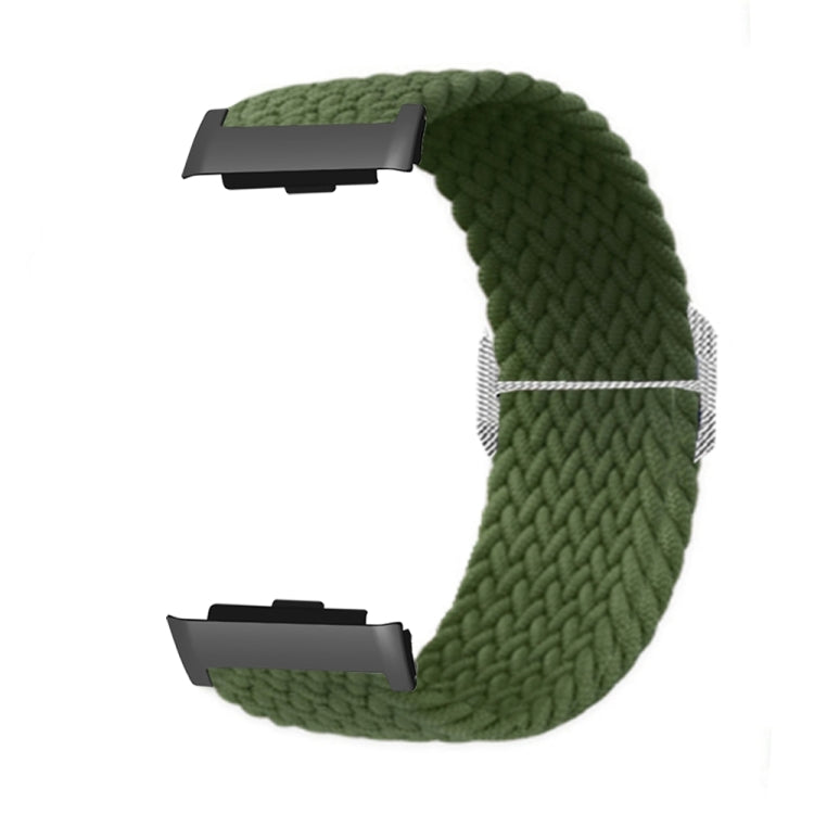 For Huawei Watch D Adjustable Woven Nylon Watch Band(Army Green) - Watch Bands by PMC TechLife | Online Shopping South Africa | PMC TechLife