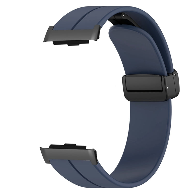 For Huawei Watch D Solid Color Folding Magnetic Buckle Silicone Watch Band(Midnight Blue) - Watch Bands by PMC TechLife | Online Shopping South Africa | PMC TechLife
