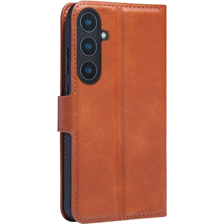 For Samsung Galaxy S24+ 5G IMAK Count Series Flip Leather Phone Case(Brown) - Galaxy S24+ 5G Cases by imak | Online Shopping South Africa | PMC Jewellery | Buy Now Pay Later Mobicred