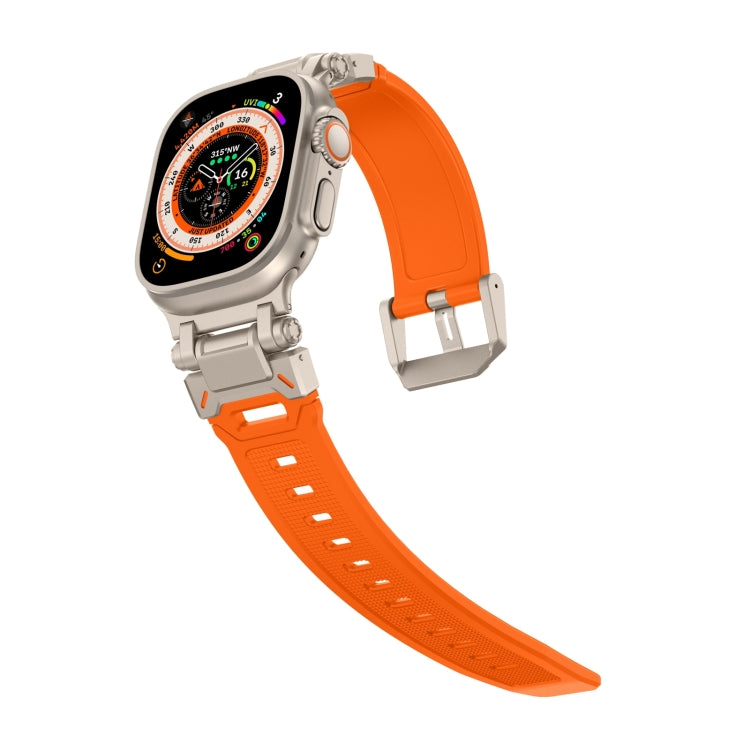 For Apple Watch Series 5 44mm Explorer TPU Watch Band(Titanium Orange) - free shipping - PMC TechLife - Order now!